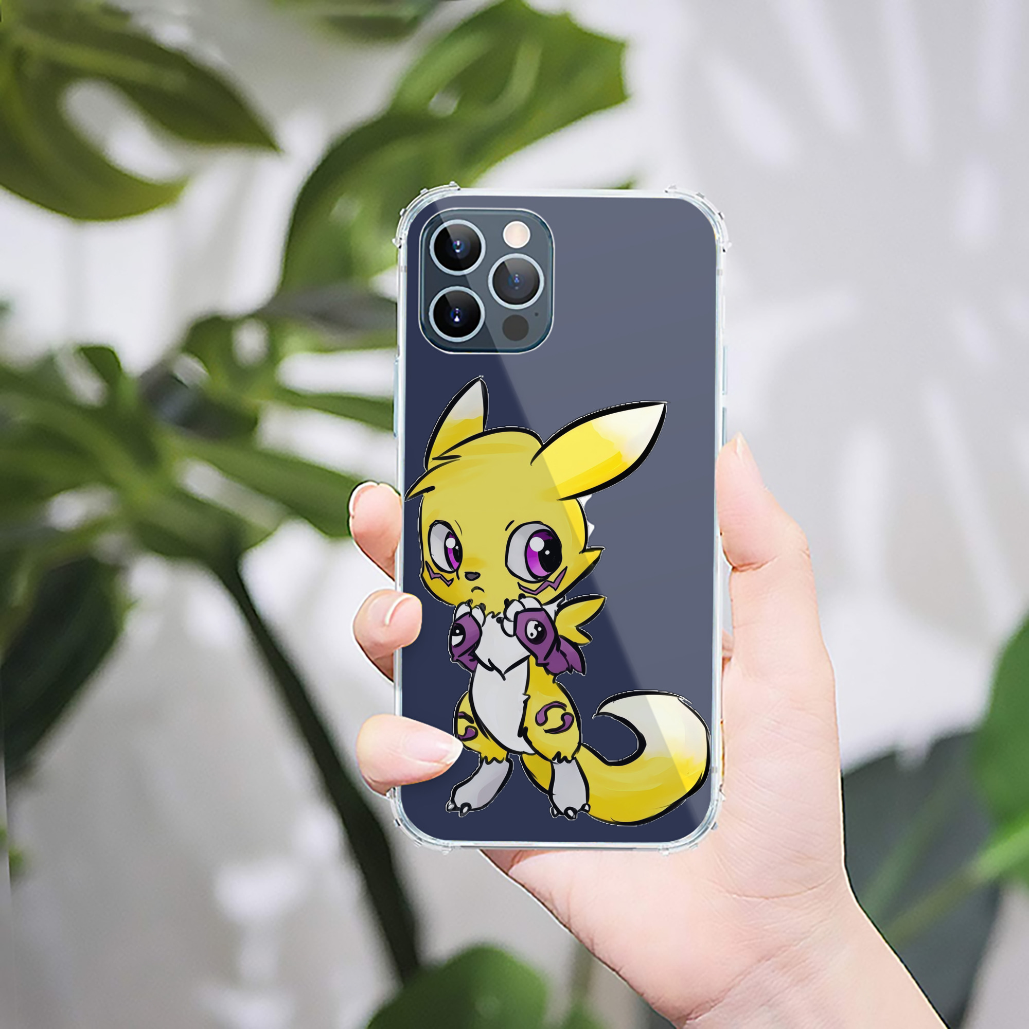 （画像用） Digimon デジタルモンスター/デジモン 【iPhone 12シリーズ対応】透明スマホケース（クリアソフトケース）